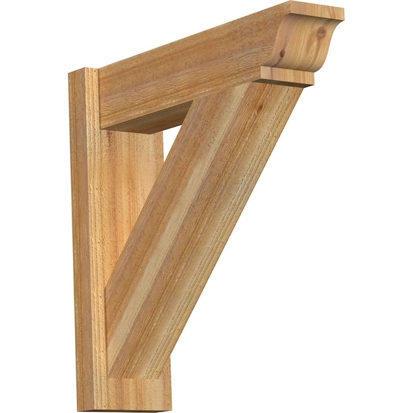 Ekena Millwork Traditional Rough Sawn Traditional Outlooker, Western Red Cedar, 6"W x 22"D x 22"H OUT06X22X22TRA01RWR - main